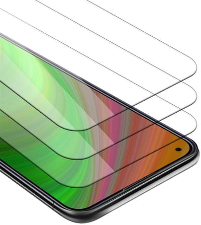 Cadorabo 3x Screenprotector geschikt voor ZTE Blade V2020 - Beschermende Pantser Film in KRISTALHELDER - Getemperd (Tempered) Display beschermend glas in 9H hardheid met 3D Touch