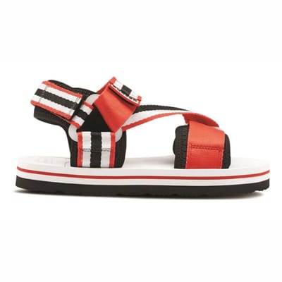 Sandaal Hunter Women Original Beach Sandal Red White Black-Schoenmaat 38