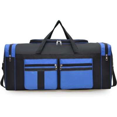 Super Grote Capaciteit Huishoudelijke Verhuizing, Kleding Opbergtas, Reizen over Lange en Korte Afstanden en Zakenreis Reistas met Meerdere Vakken blauw