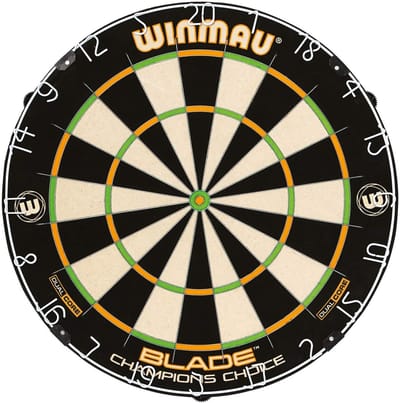 Dartbord - Trainingsbord - Hoge scores - Dubbele kern technologie - Standaard maat - Zwart