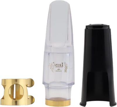 Transparante Alto Saxofoon Mondstuk Kit met Ligatuur en Plastic Kap - Mondstuk Accessoires voor Muzikanten