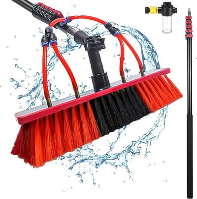 Telescopische borstel - Reinigingsstok - Hoge ramen wassen - Watergevoede reiniging - 36 - 108 meter - Niet gespecificeerd