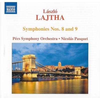 Pécs Symphony Orchestra, Nicolás Pasquet - Lajtha: Symphonies Nos. 8 And 9 (CD)
