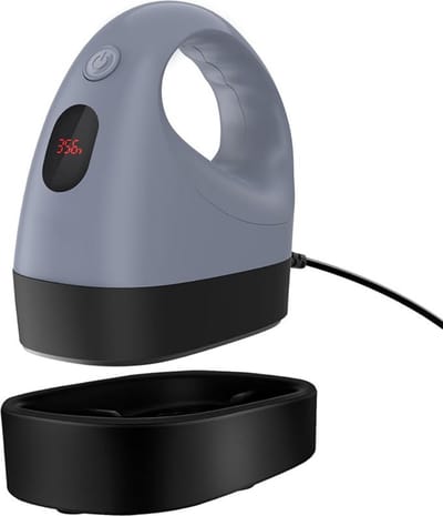 Transferpers - Grijs - Mini-hittepers - Heat press - Pers - Plottermachine - Kleine hittepers met 3 warmtestanden - Draagbare mini-hittepers - Temperatuurweergave voor T-shirts - Met E-Book - Schoenen - Hoeden