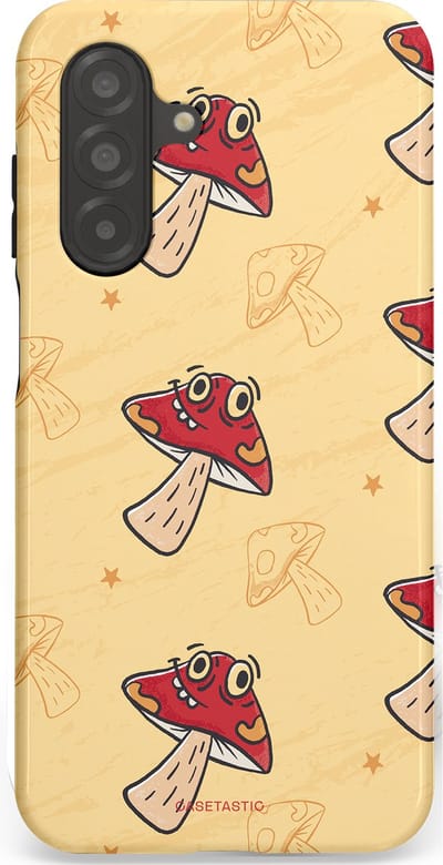 Casetastic Hoesje Geschikt voor Samsung A26 - Stijlvolle Beschermende Duo-layer Case - Vrolijke Paddestoel