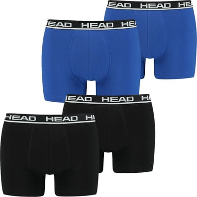 HEAD Heren Boxershorts HEAD BASIC BOXER 4er Pack Veelkleurig S