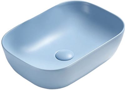 Mexen Rita opbouw waskom 45 x 32 cm, blauwe mat - 21084549