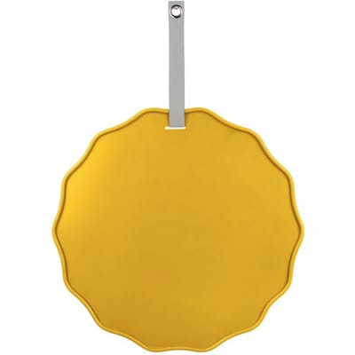 Present Time Prikbord Funky Wave - Geel - Ø51cm - Scandinavisch