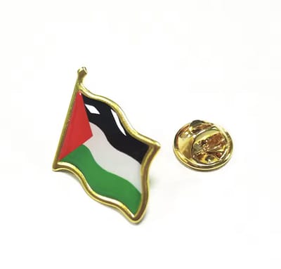 Palestina broche - Palestina Pin - Palestijnse vlag broche - Speldje vlag Palestina - Support Palestina - 25 mm - metaal - Broche - Pin - Speldje - Accessoire - CHPN