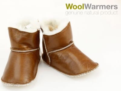Woolwarmers Kindersloffen - Bruin - Maat 23/24
