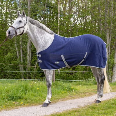 Pagony Honey Zomerdeken - Paardendeken - Maat: 195 - Donkerblauw - Polyamide