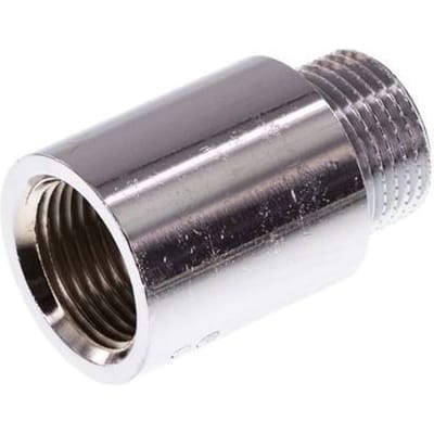 G 3/8'' F/M Verchroomd Messing Verlengstuk DIN 3523 - 25 mm