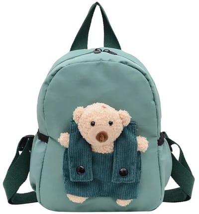 WiseGoods Premium Unisex Rugzak - Schooltas Waterdicht - Kinderrugzak - Rugtas - Rugtassen Meisje & Jongen - Opbergtas - Groen