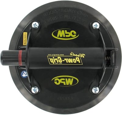 Hefbare Zuignap - Handgreep Glaslifter - Materiaal Verplaatsen - Vacuüm Indicator - 20 cm Diameter - Zwart