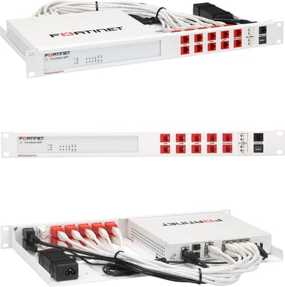 Rackmount.IT RM-FR-T15 - Netzwerk-Einrichtung - Rack montierbar - RAL 9003 - 1U - 48,3 cm (19) - für Fortinet FortiGat