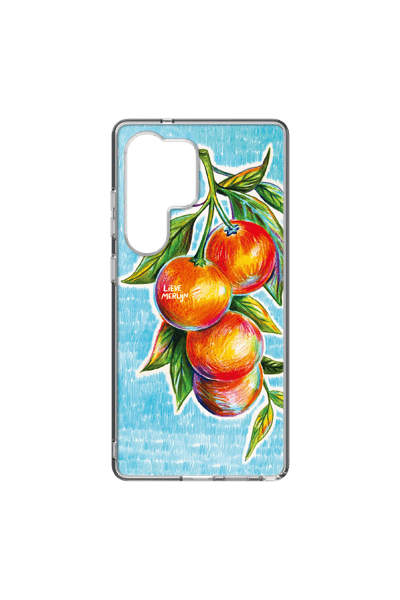 Samsung Lieve Merlijn Mandarin Hybrid Case - Samsung Galaxy S25 Ultra Hoesje - Blauw