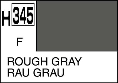 Gunze H-345 - Rough Gray - Mr. Hobby Aqueous Modelbouwverf 10ml