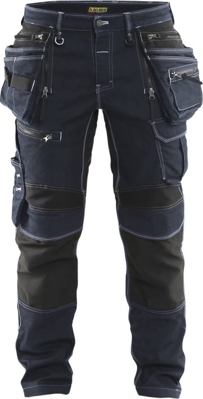 Blaklader Werkbroek denim stretch X1900 1990-1141 - Marineblauw/Zwart - D84