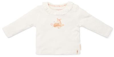 Little Dutch Shirt lange mouw - Maat 56 - T-shirt Meisjes - Off White - Fairy Garden Newborn