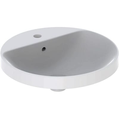 Geberit VariForm built-in washbasin, round, with tap hole bench 500.705.01.2