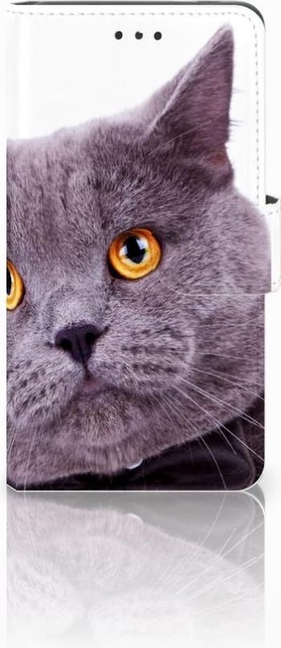 Nokia 7 Telefoonhoesje met Pasjes Kat