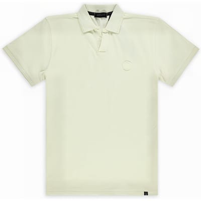 Aspact Leather Polo 2.0 Aqua Größe: S | Poloshirts Outlet | Unisex | Cyan