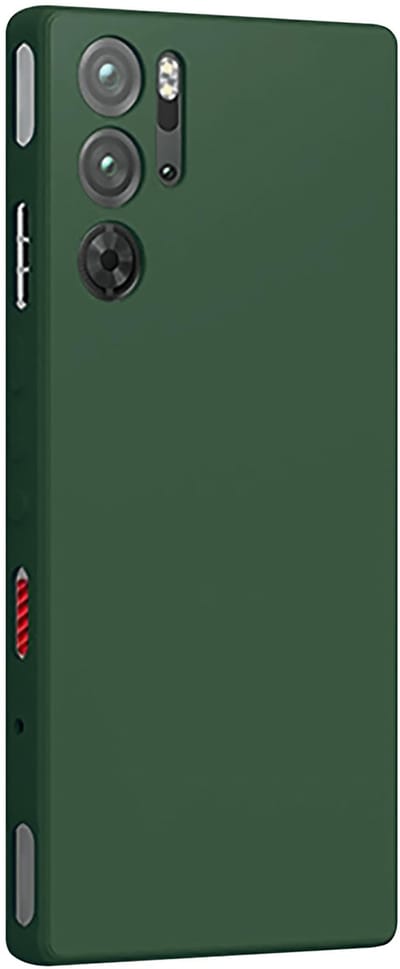 Dailygoody - Hoesje voor Nubia Red Magic 9S Pro/9 Pro - Siliconen flexibel materiaal - Ultradunne telefoonhoes - Groen - Anti-vingerafdruk - Slim fit ..