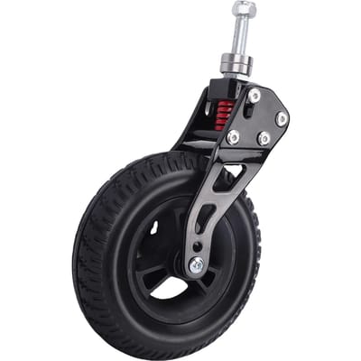 7 Inch Zwenkwiel PP Naaf PU Universeel Rollend Zwenkwiel Vervanging met Schokabsorberende Veer voor Winkelwagen