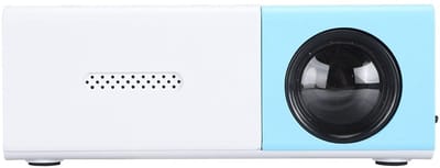 OmGoods - Dailygoody - Miniprojector - Draagbare HD-projector - Thuisbioscoop - Blauw en Wit - Buitenfilmprojector - Geschikt voor Telefoon en PC