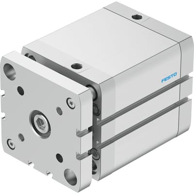 Festo Compacte Cilinder 80mm Boring 60mm Slag ISO 21287 Dubbelwerkend - 554284 - P2DQB