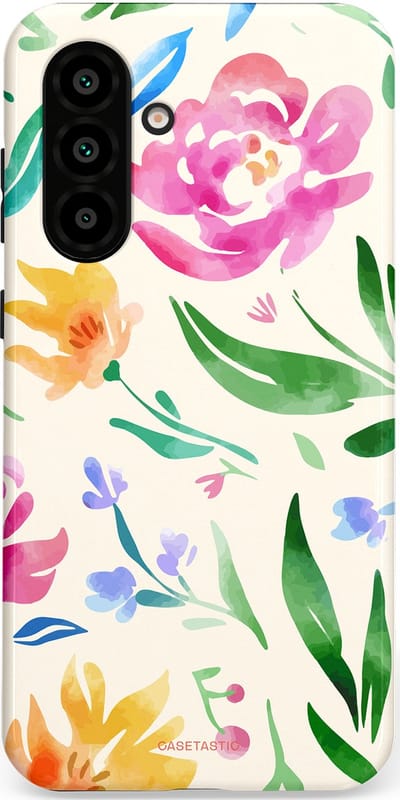 Casetastic Hoesje Geschikt voor Samsung A56 / A36 - Stijlvolle Beschermende Duo-layer Case - Waterflora