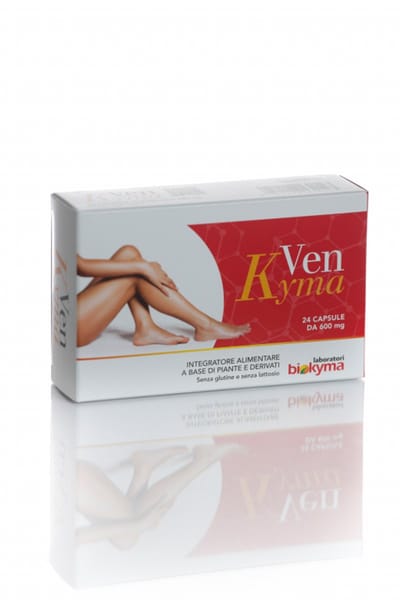 Biokyma - Kymaven tegen zware benen met Centella asiatica, ruscus, hamamelis - 24 capsules - ondersteunt bloedvaten en bloedcirculatie - Vegan