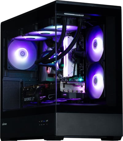 Boitier PC sans alimentation - ZALMAN P30 (Noir) - Mini tour - Micro-ATX - Ventilateurs ARGB