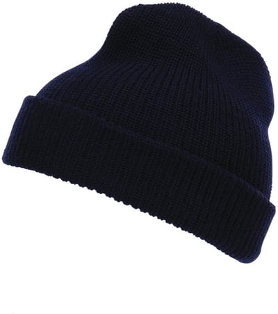 Commando muts 100% wol - Blauw