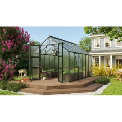 Vitavia Tuinkas Olymp 9900 - Polycarbonaat 4mm - Smaragd - 257x387x254cm