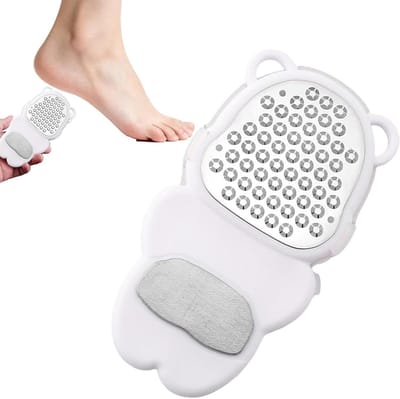 Voet Eeltverwijderaar - Voetrasp Huid - Voetverzorging Thuis - Dubbele Oppervlakken - 149 cm - Grijs