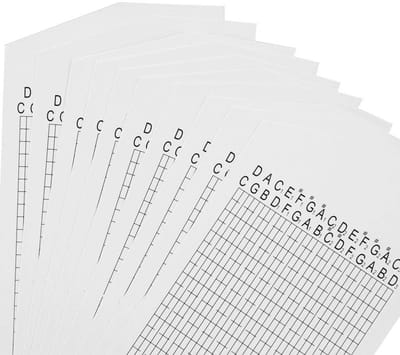 Dailygoody - Refill papieren strips - Hand crank muziekdozen - Onderdelen voor DIY muziekdozen - 10 stuks - Creatieve accessoires - Ideaal voor hobbyi..