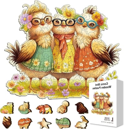Houten Puzzel - Legpuzzel Volwassenen - Ontspanning en Creatie - Unieke Dierenvormen - 200 Stukjes - Kleurrijk