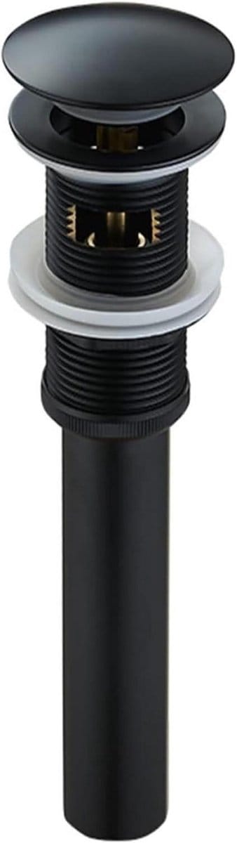 Gootsteenstop - Afvoerstop Wastafel - Water Dicht Maken - Ingebouwde Zeef - 1 1/4 inch - Zwart