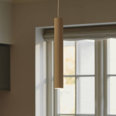 Nordlux Hanglamp Vico, metalen kap, 1-lamp, beige