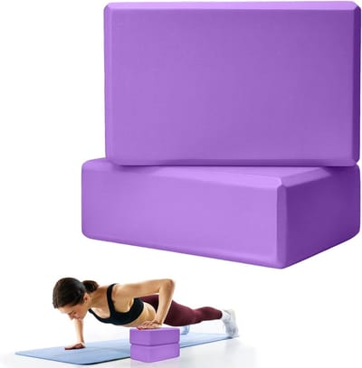 Yoga Steentjes Set van 2 - EVA Stabiliteit voor Meditatie, Yoga, Pilates en Ondersteuning van Houdingen