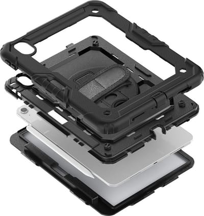 Just in Case tablet Hoes geschikt voor Samsung Galaxy Tab Active5 / Tab Active3 - Shockproof Case - Zwart