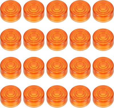 Pedaal Covers - Voet Schakelaar - Muziek Maken - Vergroot Raakvlak - 20 Stuks - Oranje