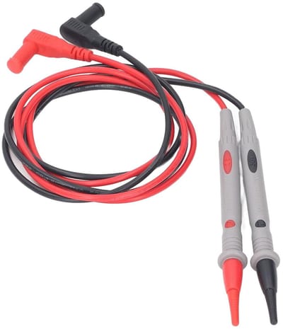 Multimeter Meetsnoeren - Testkabels Banaanplug - Elektrisch Testen - Scherpe Vergulde Pinnen - 108 cm - Rood/Zwart