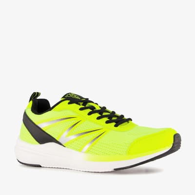 Osaga heren hardloopschoenen geel zwart - Maat 42 - Uitneembare zool