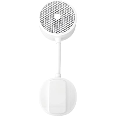 Magnetische Telefoon Clip Ventilator Draagbare USB Oplaadbare Handheld Persoonlijke Ventilator met Koelpad Verstelbare Zwanenhals Wit