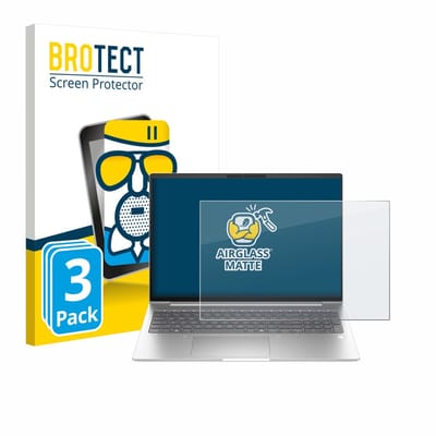 BROTECT - Screenprotector voor HP EliteBook 6 G1ah 16" - Folie Beschermfolie Beschermglas matte 3 Stuks