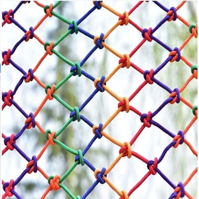 Veiligheidsnet - Beschermnet Heknet - Kinderen Beveiligen - UV-gestabiliseerd Rotbestendig - 2 x 3 m - Kleurrijk