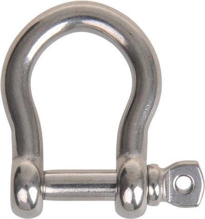Harp-Sluiting. 6 mm. RVS-A2. Kluswijs.