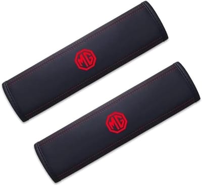 Veiligheidsgordel Pads - Riem Covers - Comfortabel Rijden - Dubbele Punt Bescherming - 2 Stuks - Zwart